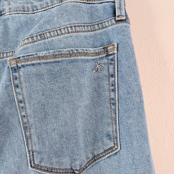 NWT Sam Edelman The Stiletto High Rise Skinny Crop Jeans Bow Detail Flirty Sz 30 - Picture 8 of 10